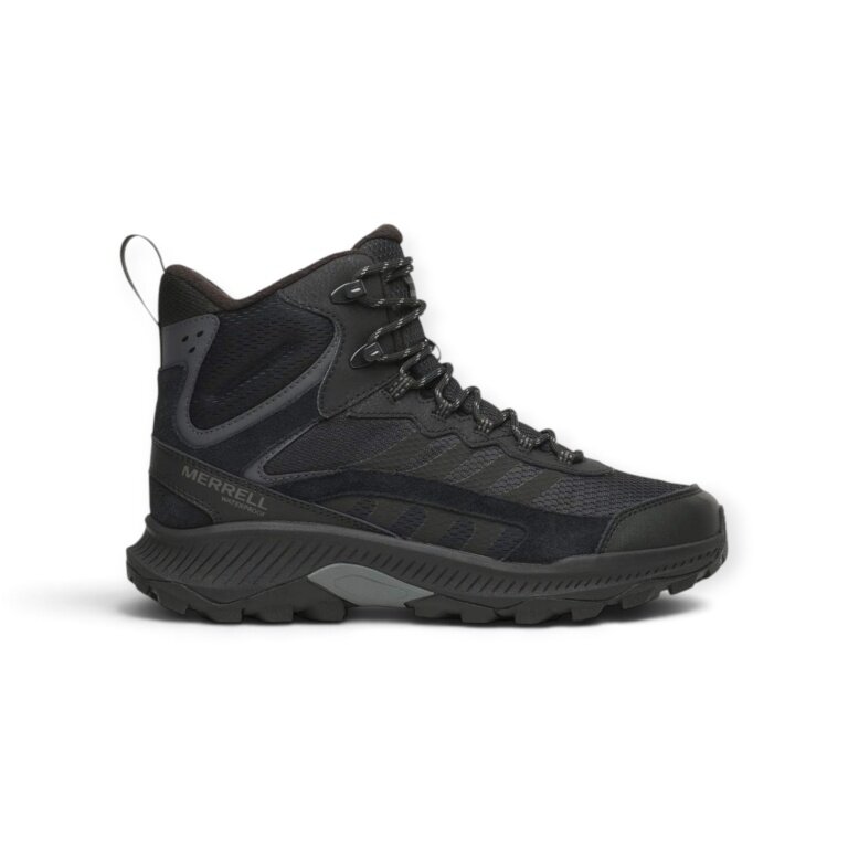 Merrell zimowe buty trekkingowe Speed Strike 2 Thermo MID WP (wodoodporne) czarne męskie