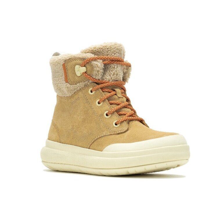 Merrell buty zimowe Marquette Thermo Lace Waterproof (zamsz, wodoodporne) brązowe Damskie