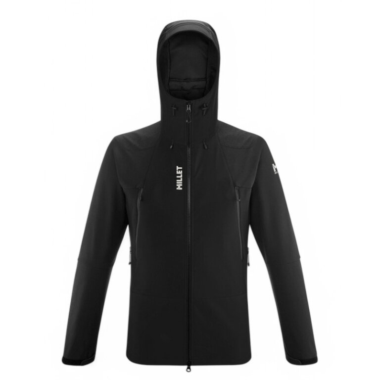 Kurtka Softshell Millet K Absolute Shield (4-kierunkowy stretch) czarna męska