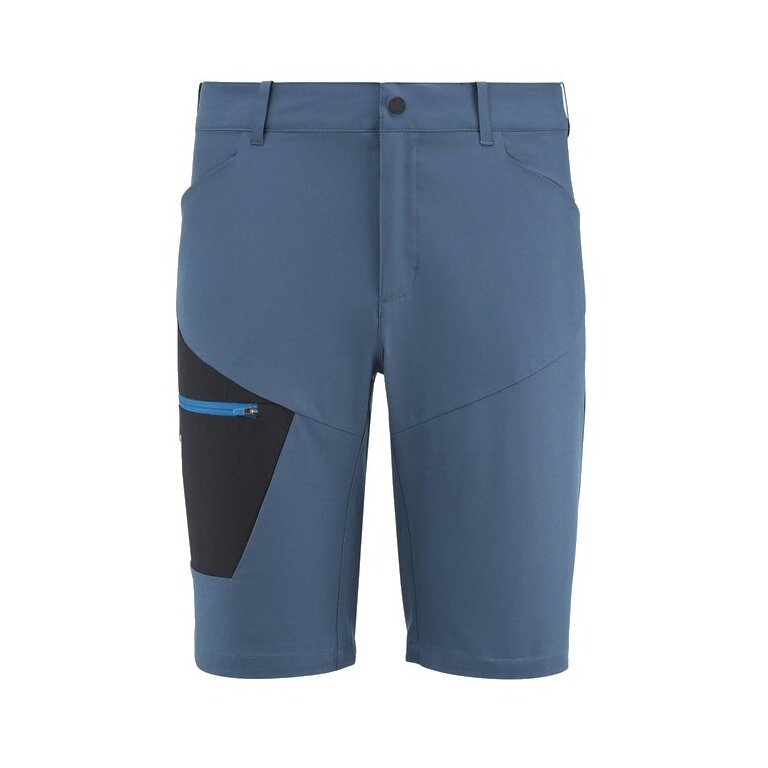 Millet Spodnie trekkingowe Wanaka Stretch III Short (4-kierunkowy stretch, szybkoschnące, lekkie) krótkie niebieskie dżinsowe męskie