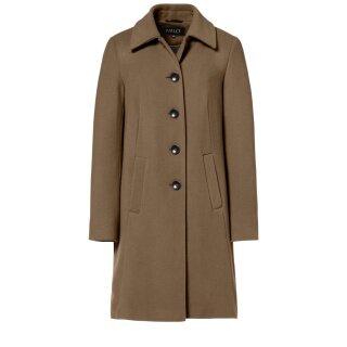 Milo płaszcz Isa (mieszanka wełny) brązowy damski