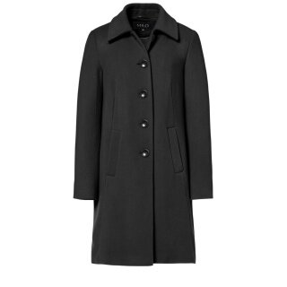 Milo płaszcz Isa (mieszanka wełny) czarny damski