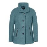 Milo płaszcz (stojący kołnierz) Nala jadeitowa zieleń damska