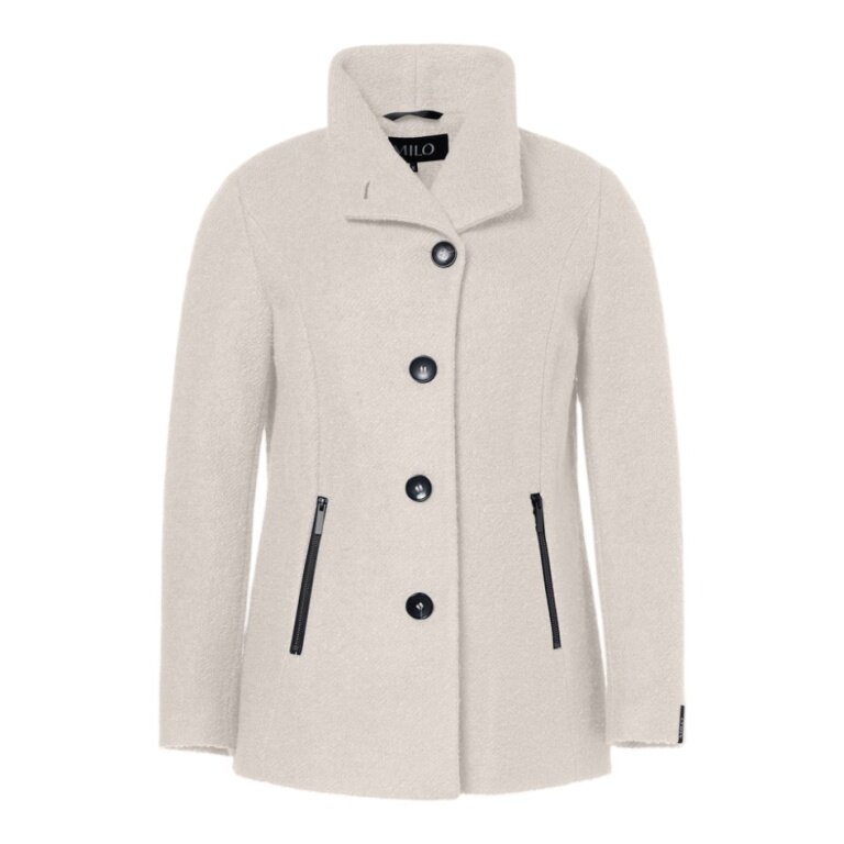 Milo płaszcz (stojący kołnierz) Nala offwhite damski