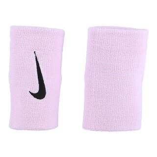 Nike opaska na pot Tennis Premier Jumbo Promo 2026 różowo/czarna - 2 sztuki