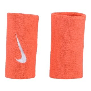 Nike opaska na pot tenis Premier Jumbo Promo 2026 pomarańczowo/biała - 2 sztuki