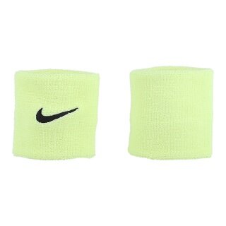 Nike opaska na nadgarstek tenis Premier Single 2026 limonkowo-żółta/czarna - 2 sztuki