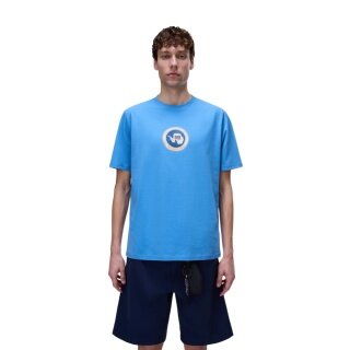 Napapijri T-shirt casual S-Phos (bawełna) niebieski męski
