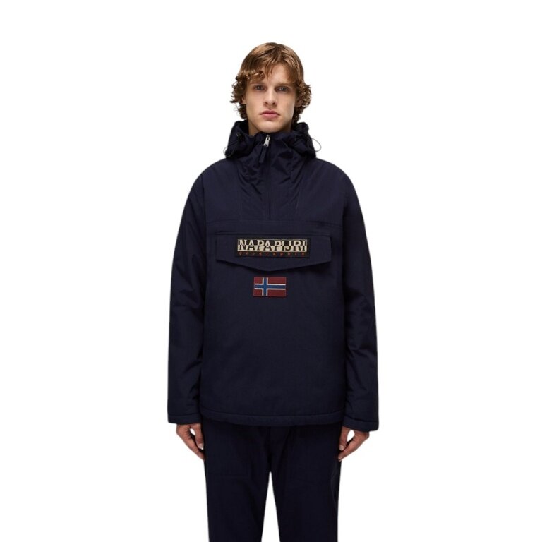 Napapijri całoroczna kurtka Rainforest Winter 3 (anorak, izolacyjna ocieplina) ciemnoniebieska męska