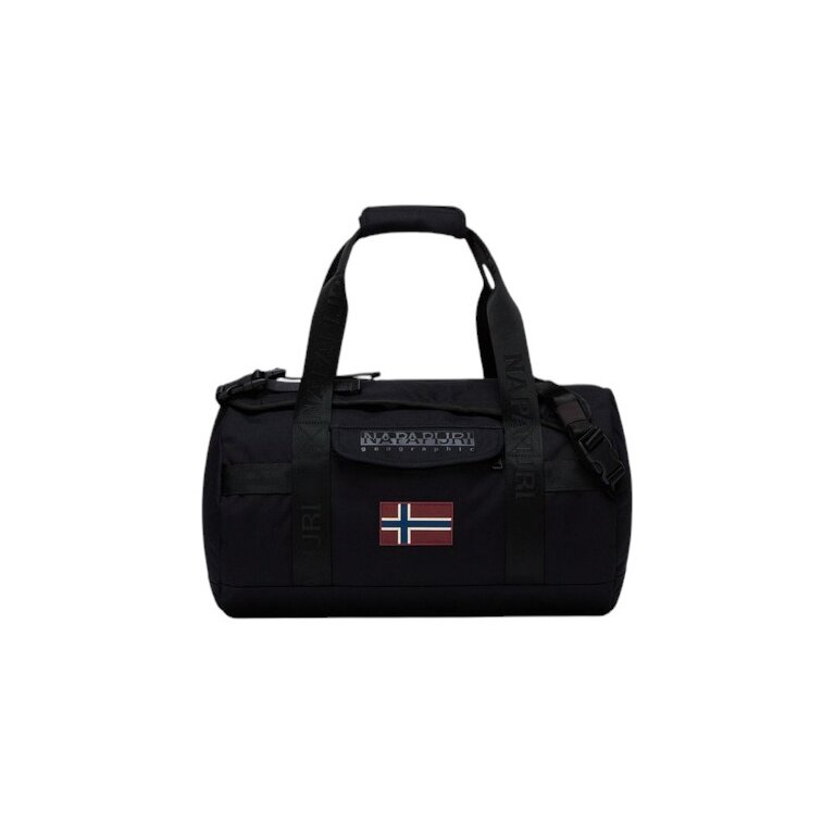 Torba podróżna Napapijri Bering Travel Small Duffle Bag (do podróży i codziennego użytku) 24,5 litra - czarna