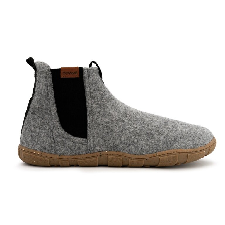 NewVe Buty Barfussschuhe Sneaker Skyline (Filzwolle) szare