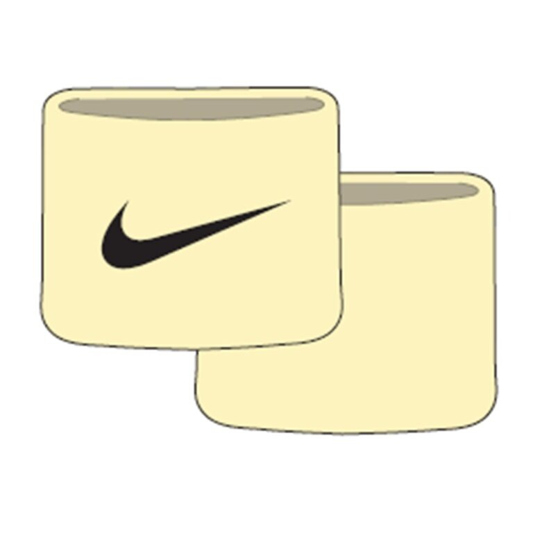 Nike Opaska Tenisowa Premier Single Nadgarstek 2023 żółta - 2 sztuki