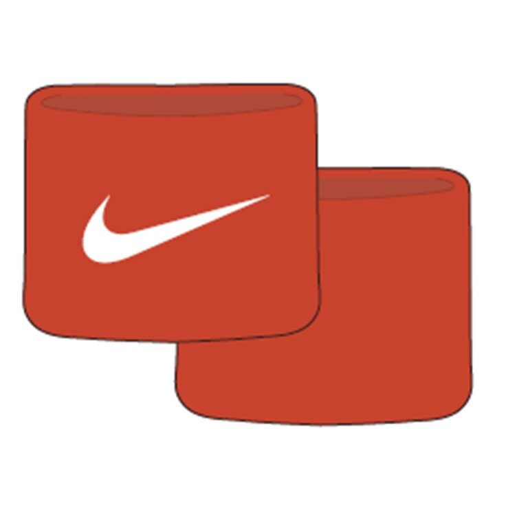 Nike Opaska Tenisowa Premier Single Nadgarstek 2023 pomarańczowa - 2 sztuki