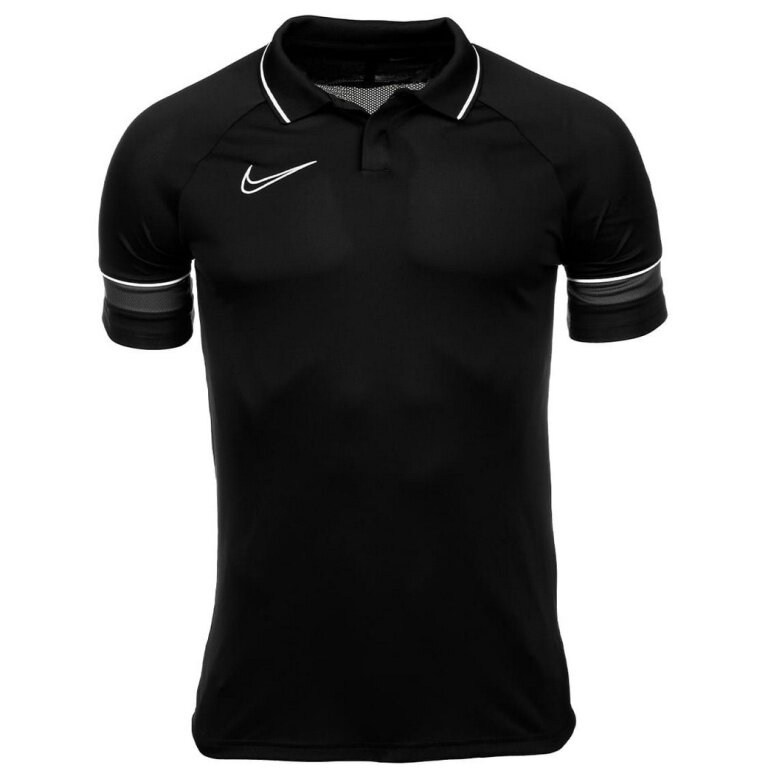 Nike Polo tenisowe Academy 21 Dry czarne dla chłopców