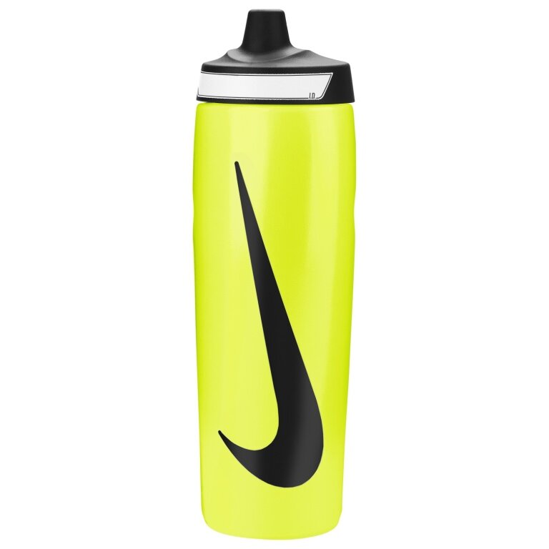 Nike Butelka do picia Refuel Bottle Grip limonkowo-żółta/czarna 709ml