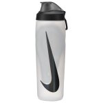 Nike Butelka do picia Refuel Bottle z blokadą, przezroczysta/czarna, 709ml