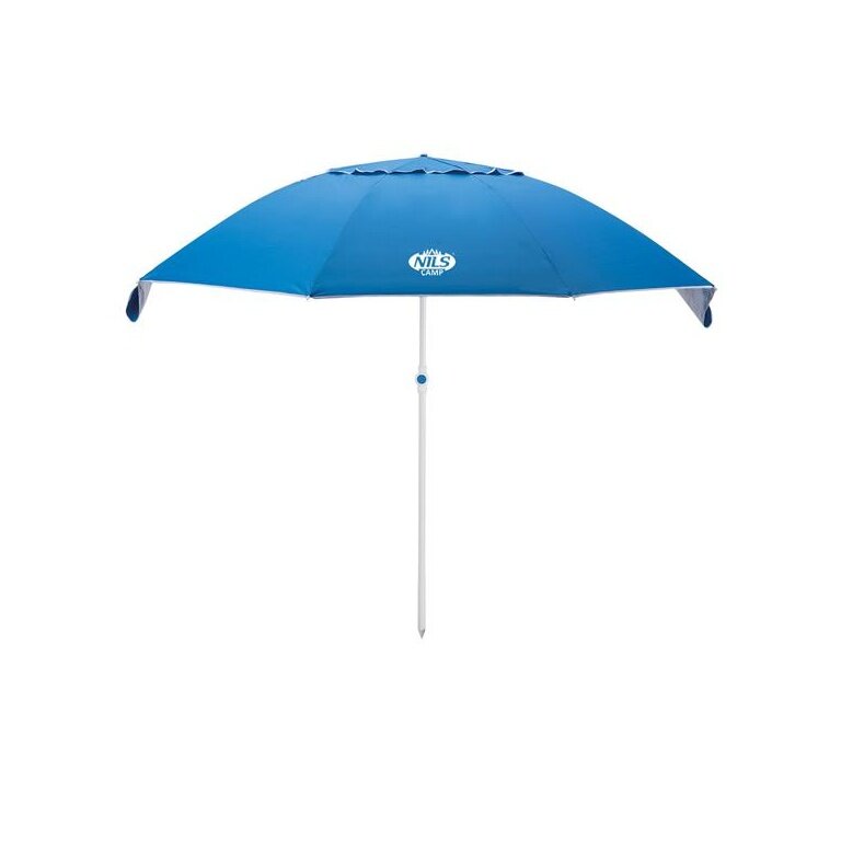 Nils Camp Parasol NC7822 XL (ochrona UV) niebieski - 220x190x125cm