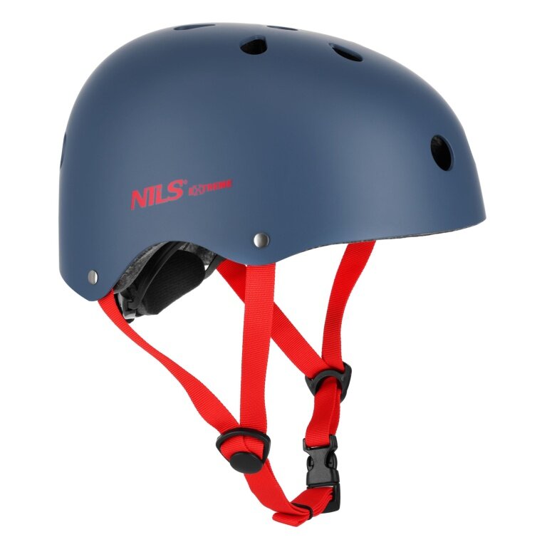 Nils Extreme Kask do jazdy na rolkach MTW001-1 ciemnoniebieski/czerwony - Dziecięcy