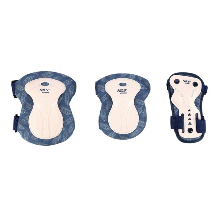 Zestaw ekstremalnej ochrony Nils H727 (2x ochraniacze na kolana, 2x ochraniacze na łokcie, 2x ochraniacze na nadgarstki) - zestaw 6 sztuk
