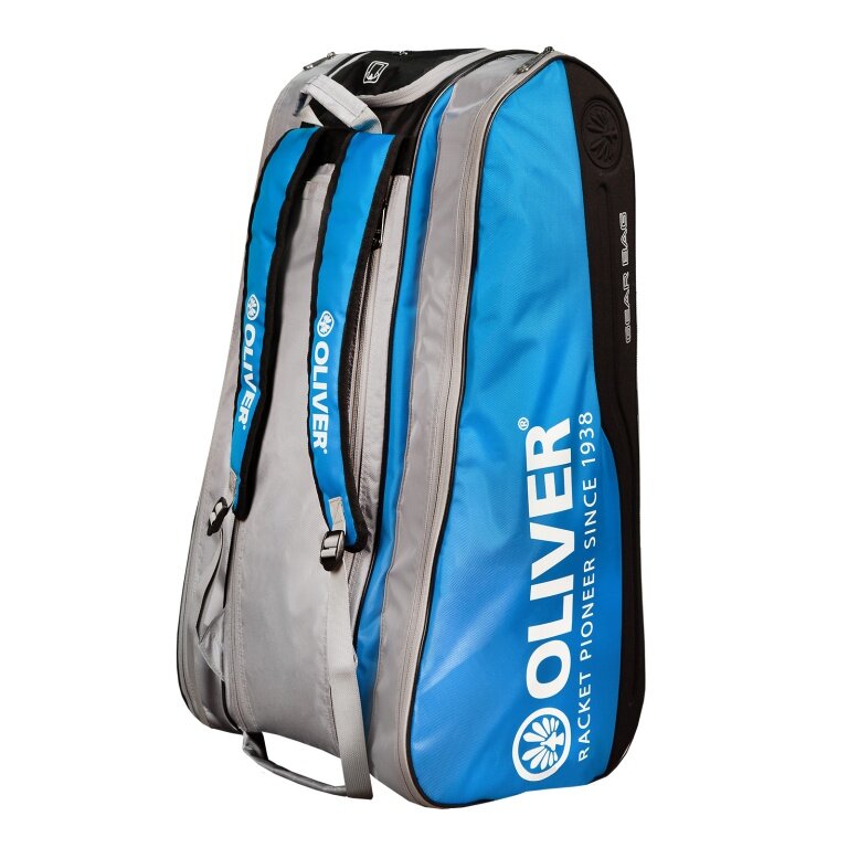 OLIVER Racketbag Gearbag Extend (torba na rakiety, 1 główna komora) 2026 szary/niebieski