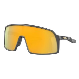 Okulary przeciwsłoneczne Oakley Sutro S (kolor soczewek: Prizm 24k) matowy w kolorze węgla - 1 para okularów z twardym etui.
