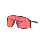 Okulary przeciwsłoneczne Oakley Sutro S (kolor soczewek: Prizm trail torch) czarny mat - 1 para okularów z twardym etui.