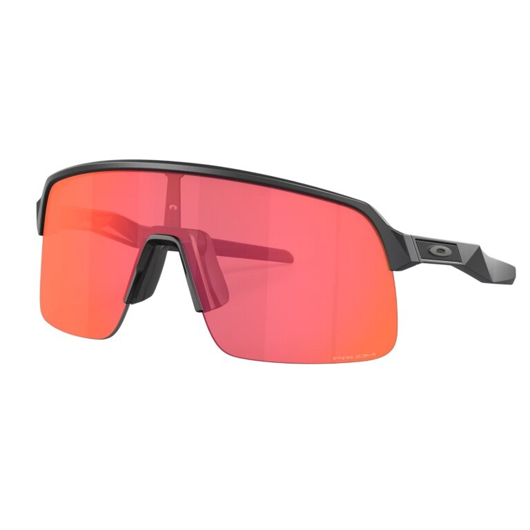 Okulary przeciwsłoneczne Oakley Sutro Lite (kolor szkła: Prizm trail torch) matowy w kolorze węgla - 1 para okularów z twardym etui.