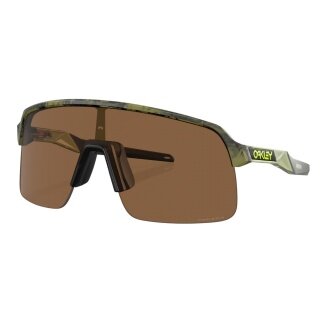 Okulary przeciwsłoneczne Oakley Sutro Lite (kolor szkła: Prizm bronze) fern swirl zielony mat - 1 para okularów z twardym etui.