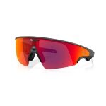 Okulary przeciwsłoneczne Oakley Meta Vanguard 800101 (kolor szkła: Prizm Road) czarne - 1 para okularów z twardym etui.
