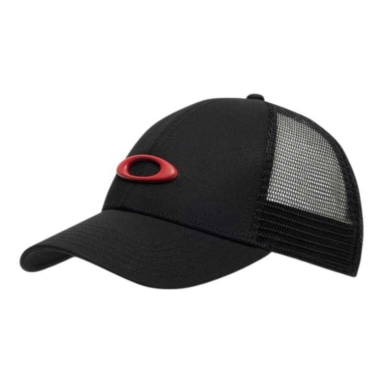 Czapka Oakley Trucker Ellipse głęboka czerń/czerwony - 1 sztuka