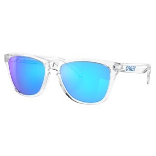 Okulary przeciwsłoneczne Oakley Frogskins (kolor szkła: Prizm sapphire) przezroczysty kryształ 9013D0 - 1 para okularów