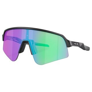 Okulary przeciwsłoneczne Oakley Sutro Lite Sweep (kolor szkła: Prizm golf) matowa czerń 946523 - 1 para okularów z twardym etui.