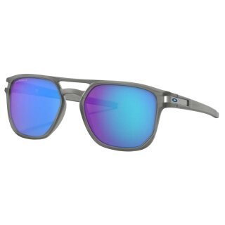 Okulary przeciwsłoneczne Oakley Latch beta Polaryzowane (kolor szkła: Prizm sapphire polarized) matowy szary/ink - 1 para okularów