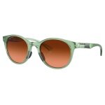 Okulary przeciwsłoneczne Oakley Spindrift (kolor szkła: Prizm brązowy gradient) przezroczysty jadeitowy dla kobiet - 1 para okularów