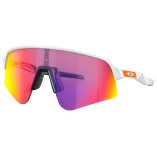 Okulary przeciwsłoneczne Oakley Sutro Lite Sweep (kolor szkła: Prizm road) matowa biel 946516 - 1 para okularów z twardym etui.