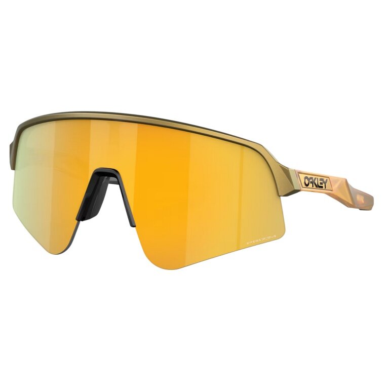 Okulary przeciwsłoneczne Oakley Sutro Lite Sweep (kolor soczewek: Prizm 24k) brass tax gold - 1 para okularów z twardym etui.