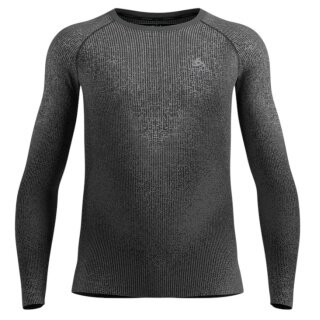 Odlo Longsleeve Performance Warm Blackcomb (ciepłe, bezszwowe, szybko schnące) bielizna czarna/szara męska