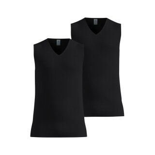 Odlo bielizna funkcjonalna singlet Active Light z dekoltem czarny męski - 2 sztuki w opakowaniu