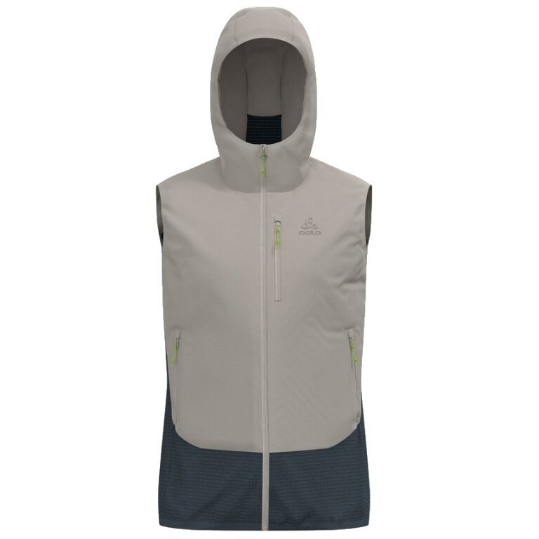 Odlo Kamizelka izolacyjna Ascent Hybrid (Merinomix, oddychająca) srebrny/ciemnoszary mężczyźni