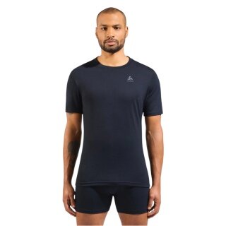 Odlo bielizna funkcjonalna T-shirt Natural Merino 160 (regulacja temperatury, wełna merino) czarny mężczyźni