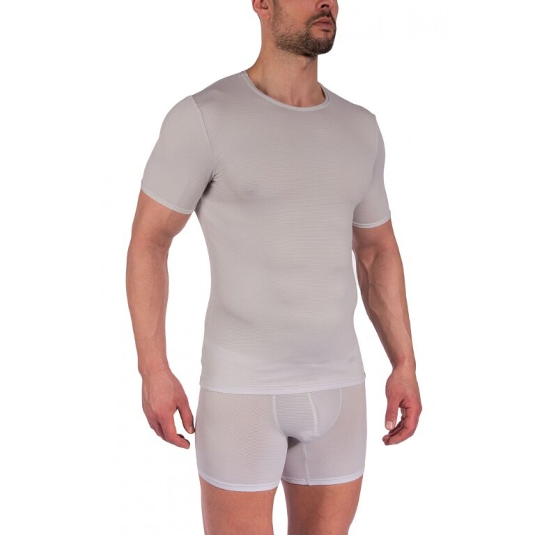 Olaf Benz Bielizna T-shirt RED1201 (Poliamid, przyjemne uczucie noszenia) srebrny/szary Mężczyźni
