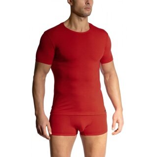 Olaf Benz Bielizna T-shirt RED2400 (Transport wilgoci, Bawełna/Lyocell) czerwony Mężczyźni