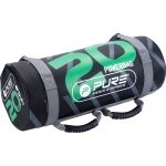 Pure2Improve Fitness Powerbag 20,0kg - czarny/zielony -