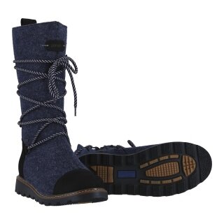 Pomar zimowe buty Ruka GTX (buty filcowe, wodoodporne, ekstremalnie ciepłe) ciemnoniebieskie damskie