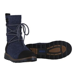 Pomar zimowe buty Posio GTX (buty filcowe, wodoodporne, ekstremalnie ciepłe) ciemnoniebieskie damskie