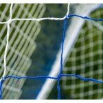 Powershot Siatka do bramki piłkarskiej w paski biało/niebieska 7,32m x 2,44m x 2m x 2m