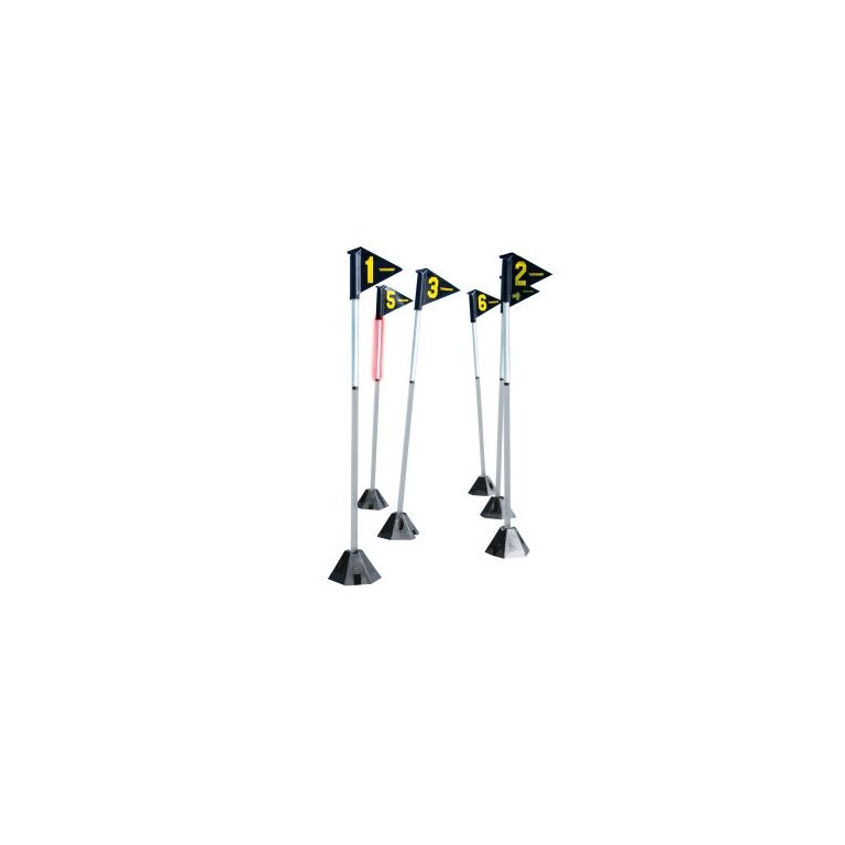 Powershot Powerlite LED-Słupki slalomowe 6 sztuk