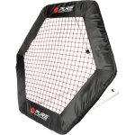 Pure2Improve Piłkarski Trener-Rebounder Hexagon czarny 140x125 cm