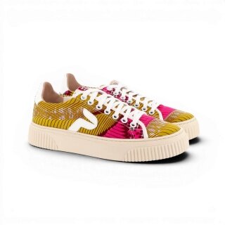 Panafrica Sneaker Bini Meksyk żółto/fioletowy damskie