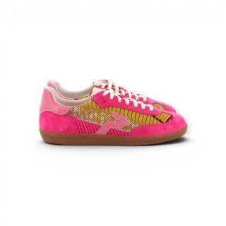 Panafrica Sneaker Sahara fuksjowy/różowy żółty damski